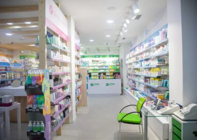 Zona de parafarmacia y cosmética
