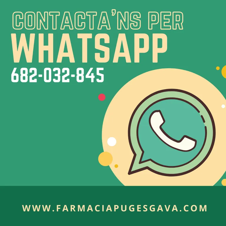Encargos por WhatsApp en Farmacia Pugès Gavà